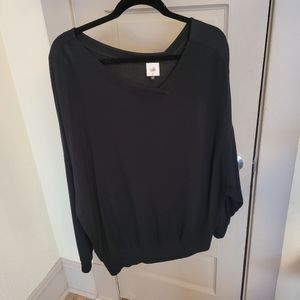 CAbi Black Beals Sweatshirt Size Medium